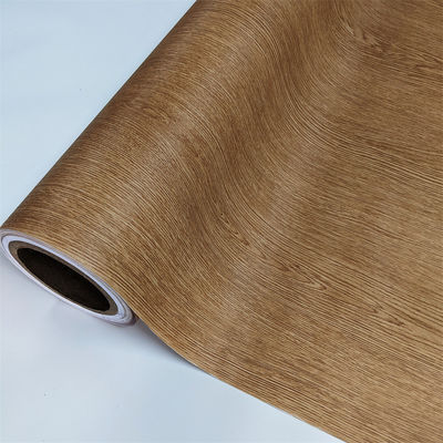 فیلم PVC با دانه های چوبی بلند مدت برای کابینت ها 1400mm عرض فشار خلاء