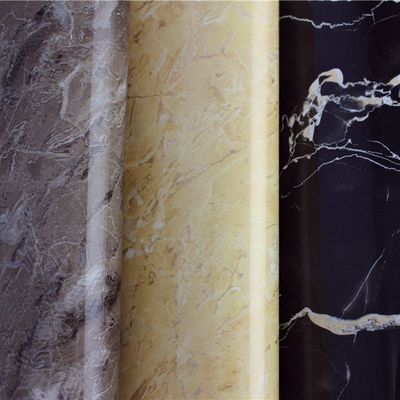اثر سنگ مرمر خود چسبنده کاغذ دیواری PVC برای حمام 0.1mm-0.15mm ضخامت