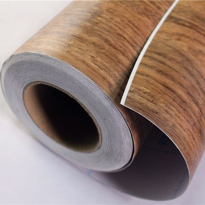 مبلمان تزئینات چوب دانه خود چسبنده فیلم 60cm * 10m ضد خراش