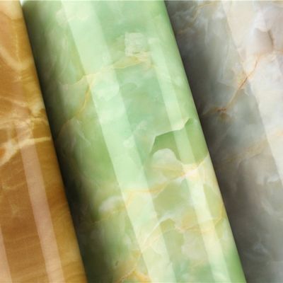 0.1mm-0.15mm آشپزخانه کاونتر بالا والپپر طراحی سنگ مرمر PVC Worktop Cover