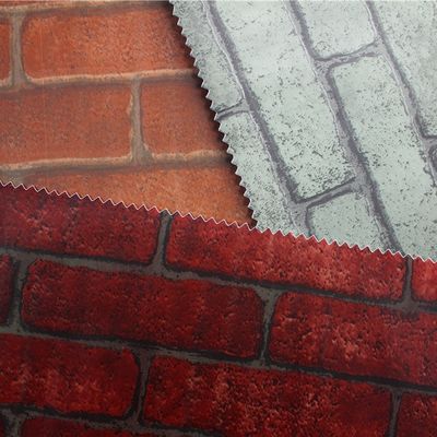 quality طراحي آجر اتاق خواب کاغذ دیواری PVC پوست و چسبیدن فیلم PVC 0.1mm-0.15mm factory